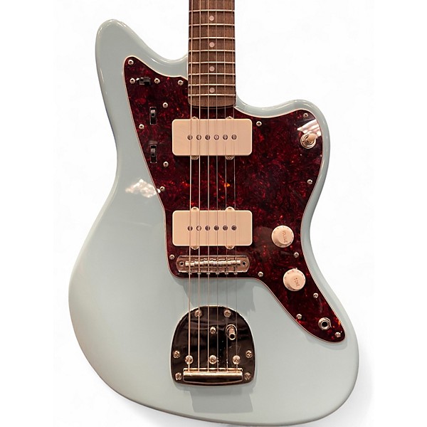 Used 2021 Squier Classic Vibe 60s Jazzmaster Daphne Blue Solid Body Electric Guitar