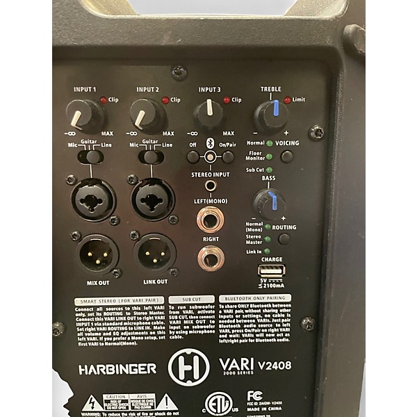 Used 2023 Harbinger v2408 Powered Speaker