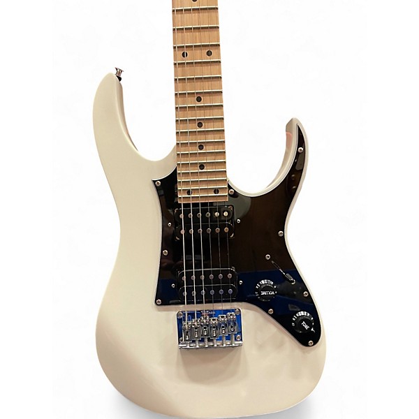 Used Ibanez GRGM21 MIKRO Alpine White Electric Guitar