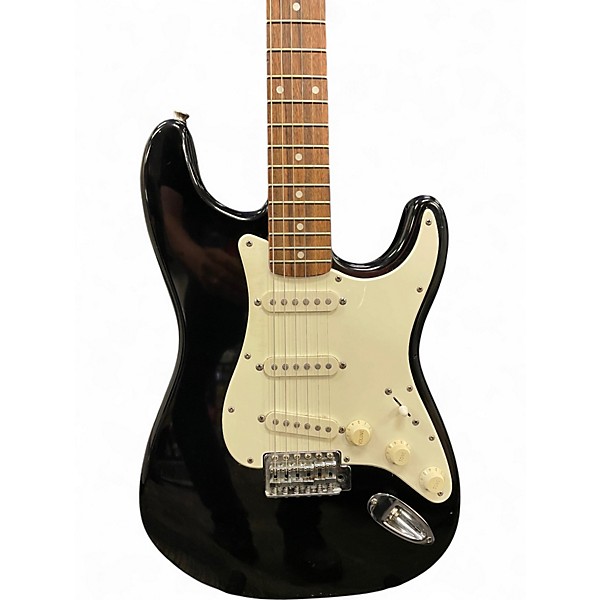 Used Squier AFFINITY STRATOCASTER BLACK Solid Body Electric Guitar