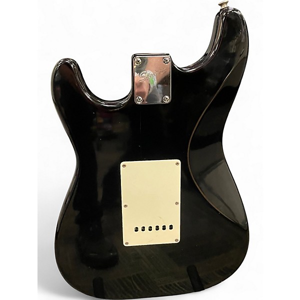 Used Squier AFFINITY STRATOCASTER BLACK Solid Body Electric Guitar