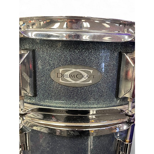 Used DrumCraft 4 Piece Series 8  Blue Drum Kit