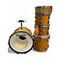 Vintage 1965 Ludwig 5 Piece Hollywood Shell Pack Orange Sparkle Drum Kit thumbnail