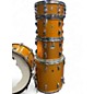 Vintage 1965 Ludwig 5 Piece Hollywood Shell Pack Orange Sparkle Drum Kit