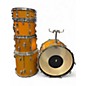 Vintage 1965 Ludwig 5 Piece Hollywood Shell Pack Orange Sparkle Drum Kit