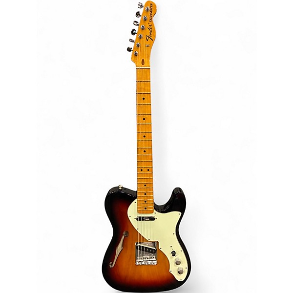 Used Fender American Original 60s Thinline Telecaster 3 Color Sunburst Hollow Body Electric Guitar