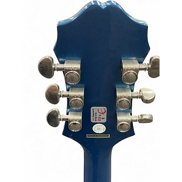 Used Epiphone Swingster Delta Blue Metallic Hollow Body Electric Guitar