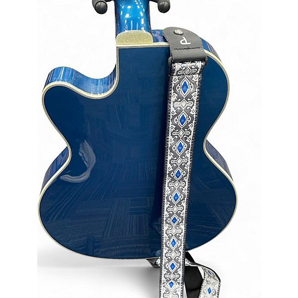 Used Epiphone Swingster Delta Blue Metallic Hollow Body Electric Guitar