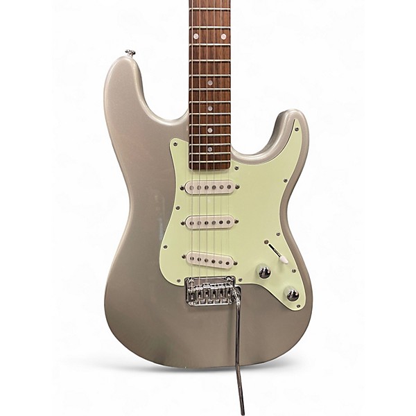 Used Schecter Guitar Research NICK JOHNSTON TRADITIONAL SSS ATOMIC SILVER Solid Body Electric Guitar