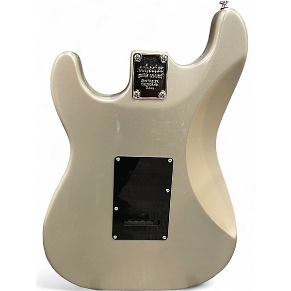 Used Schecter Guitar Research NICK JOHNSTON TRADITIONAL SSS ATOMIC SILVER Solid Body Electric Guitar