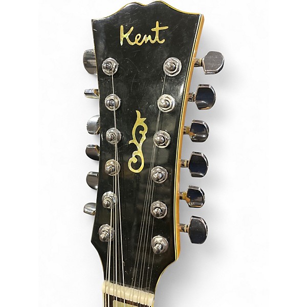 Vintage 1968 Kent 821 Red Hollow Body Electric Guitar