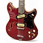 Vintage 1968 Kent 821 Red Hollow Body Electric Guitar