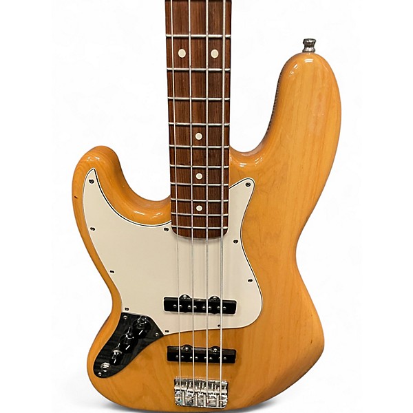 Used 2005 Fender Standard Jazz Bass Left Handed Natural Electric Bass Guitar