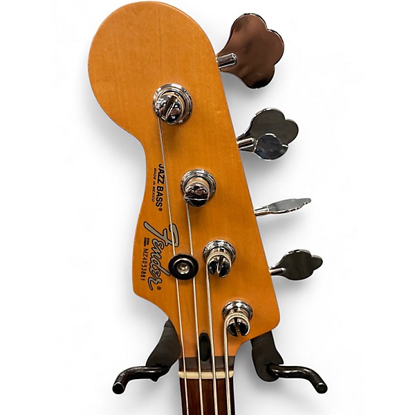 Used 2005 Fender Standard Jazz Bass Left Handed Natural Electric Bass Guitar