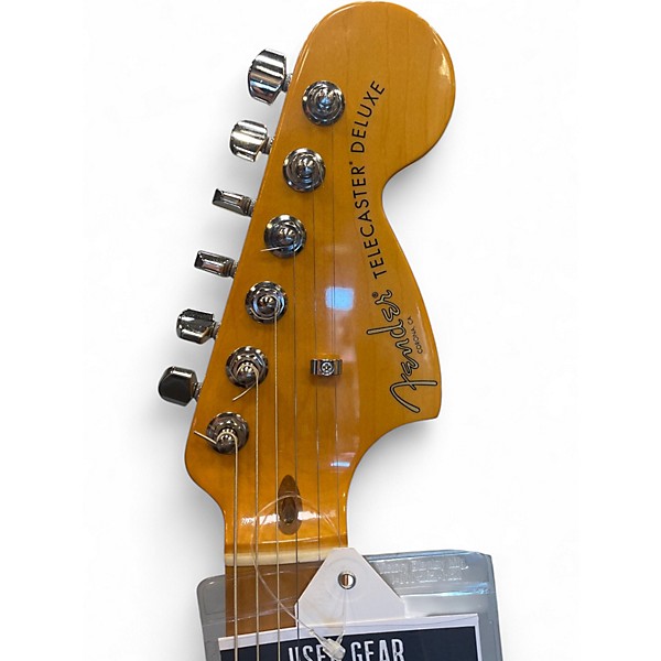 Used Fender AMERICAN PRO II TELECASTER DELUXE Alpine White Solid Body Electric Guitar