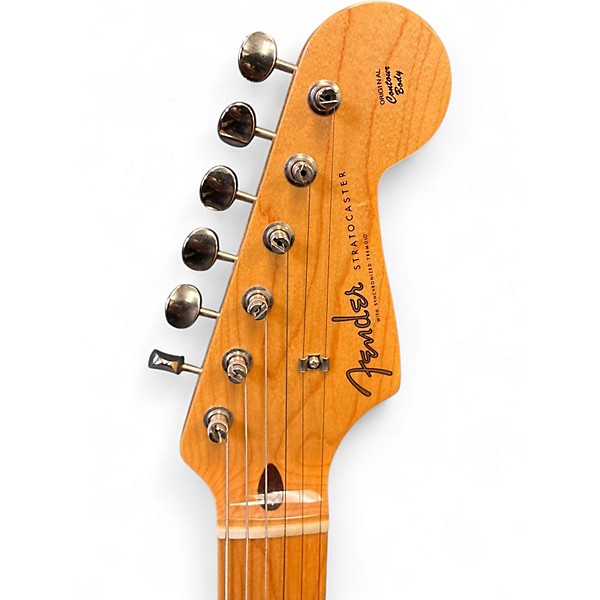 Used 2023 Fender HERITAGE 50S STRATOCASTER WHITE BLONDE Solid Body Electric Guitar