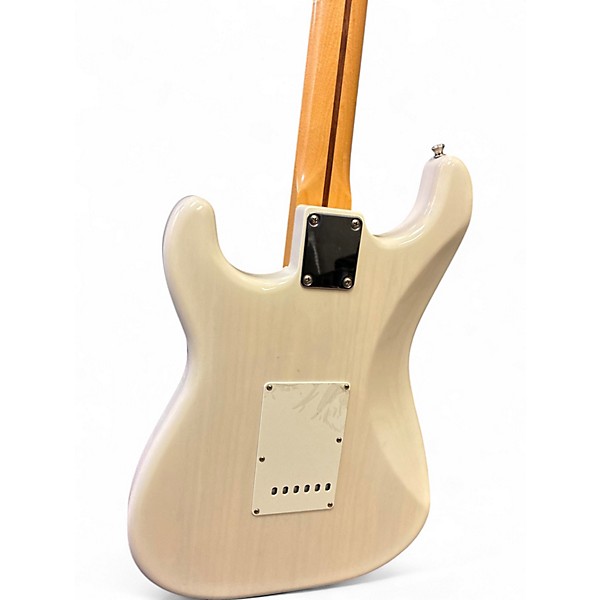 Used 2023 Fender HERITAGE 50S STRATOCASTER WHITE BLONDE Solid Body Electric Guitar