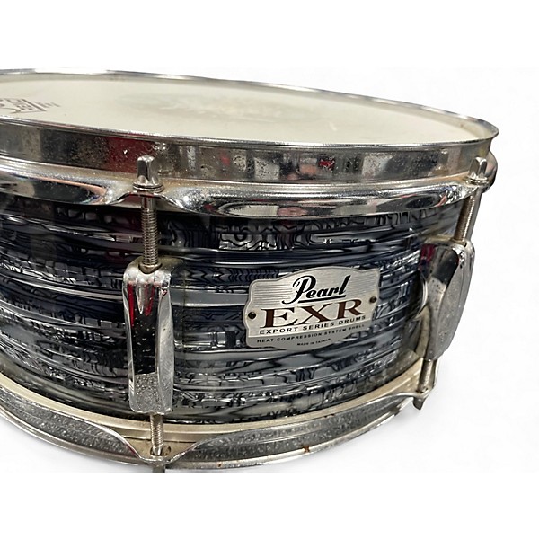 Used Pearl 14X6 EXR Snare Limited-Edition Silver Oyster Drum