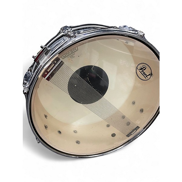 Used Pearl 14X6 EXR Snare Limited-Edition Silver Oyster Drum