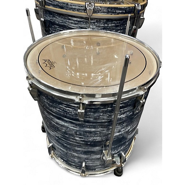 Used Yamaha 4 Piece EXR Export Series Limited-Edition Silver Oyster Drum Kit