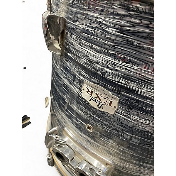 Used Yamaha 4 Piece EXR Export Series Limited-Edition Silver Oyster Drum Kit