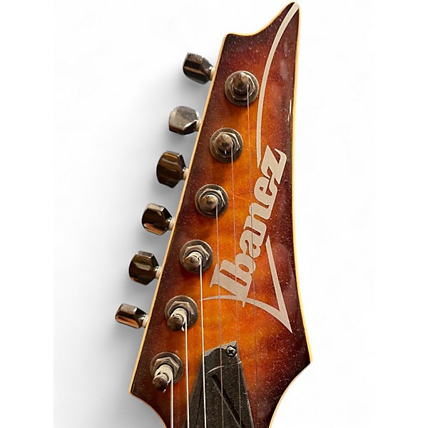 Used Ibanez S670QM S SERIES DRAGON EYE BURST Solid Body Electric Guitar