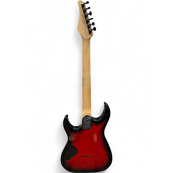 Used Schecter Guitar Research Custom Shop Sunset 24 Red Stain/Black Burst Solid Body Electric Guitar