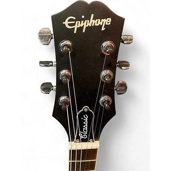 Used Epiphone SG Classic Worn P90 Green Solid Body Electric Guitar