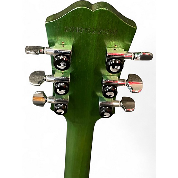 Used Epiphone SG Classic Worn P90 Green Solid Body Electric Guitar