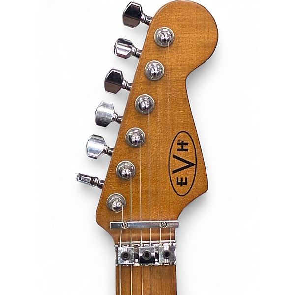 Used EVH Frankie Relic Black Solid Body Electric Guitar