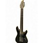 Used Schecter Guitar Research Blackjack ATX C8 Black Solid Body Electric Guitar