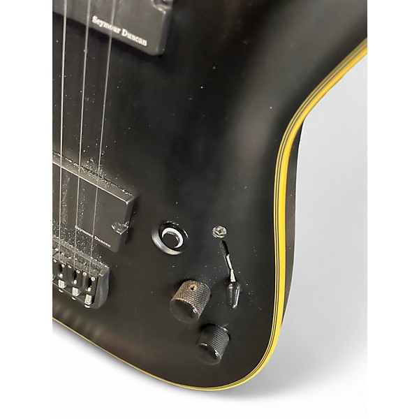 Used Schecter Guitar Research Blackjack ATX C8 Black Solid Body Electric Guitar