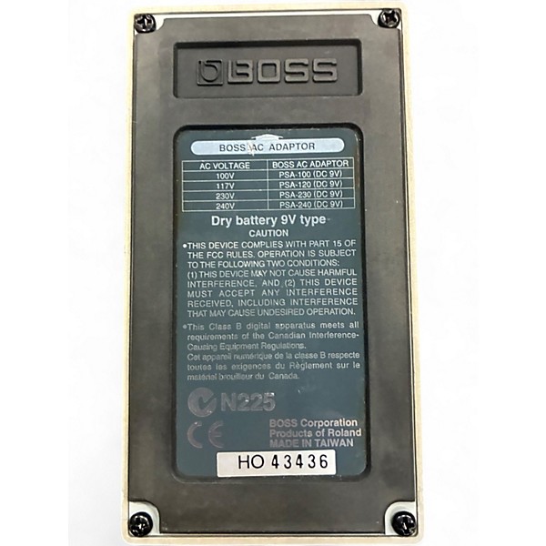 Used BOSS TU2 Chromatic Tuner Pedal
