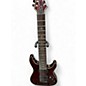 Used Schecter Guitar Research Hellraiser C8 Special 8 String Crimson Red Burst Solid Body Electric Guitar thumbnail