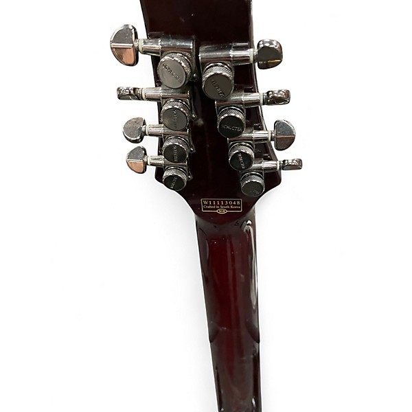 Used Schecter Guitar Research Hellraiser C8 Special 8 String Crimson Red Burst Solid Body Electric Guitar