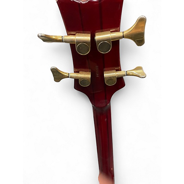 Used Schecter Guitar Research Elite 4 Wine Red Electric Bass Guitar