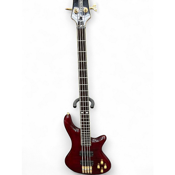 Used Schecter Guitar Research Elite 4 Wine Red Electric Bass Guitar