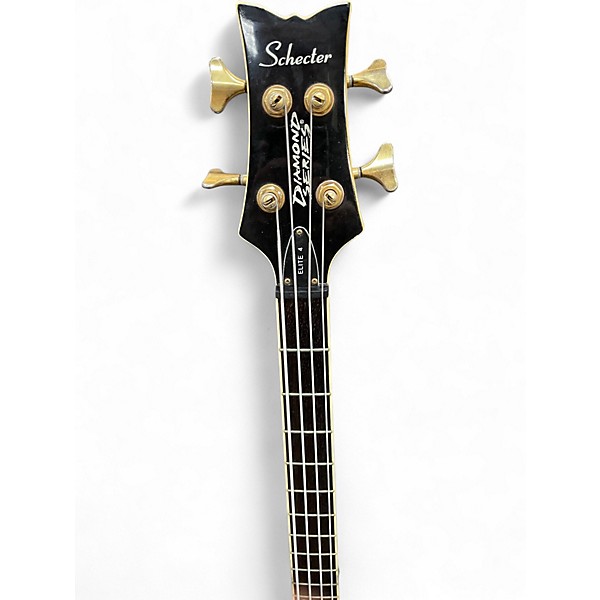 Used Schecter Guitar Research Elite 4 Wine Red Electric Bass Guitar