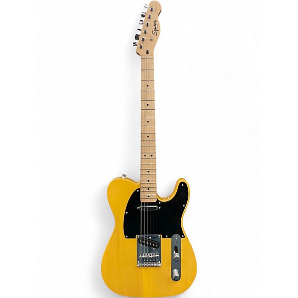 Used Squier Sonic Telecaster Butterscotch Blonde Solid Body Electric Guitar