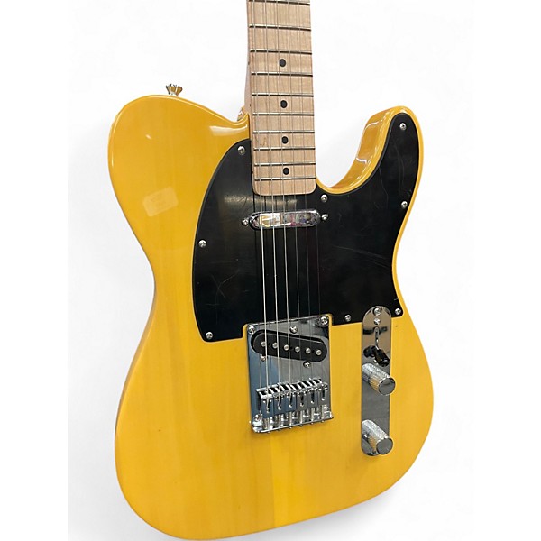 Used Squier Sonic Telecaster Butterscotch Blonde Solid Body Electric Guitar