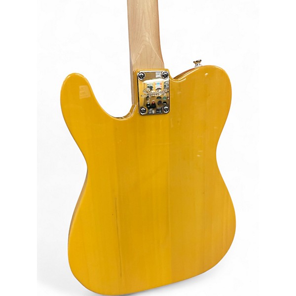 Used Squier Sonic Telecaster Butterscotch Blonde Solid Body Electric Guitar