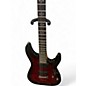 Used Schecter Guitar Research Demon 6 Red Burst Solid Body Electric Guitar