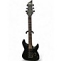 Used Schecter Guitar Research Damien Platinum 6 FR Satin Black Solid Body Electric Guitar thumbnail