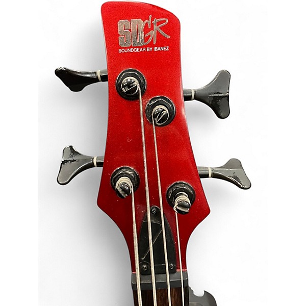 Used Ibanez SR300 Candy Apple Red Electric Bass Guitar