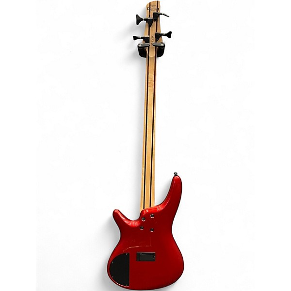 Used Ibanez SR300 Candy Apple Red Electric Bass Guitar
