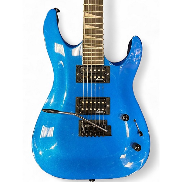 Used Jackson JS22 Dinky Metallic Blue Solid Body Electric Guitar