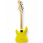 Used Fender Tom Delonge Signature Stratocaster Graffiti Yellow Solid Body Electric Guitar