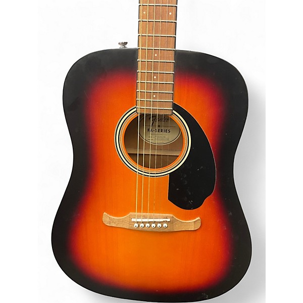 Used Fender FA-125/SB 2 Color Sunburst Acoustic Guitar