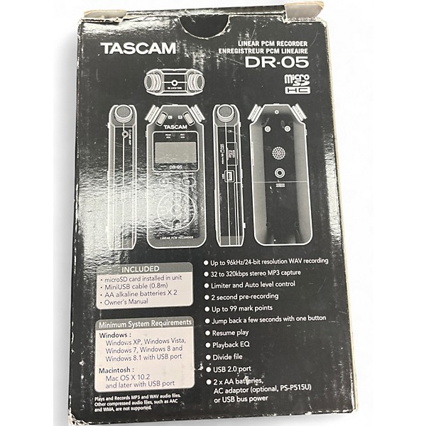Used TASCAM DR-05 MultiTrack Recorder
