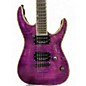 Used Ltd DELUXE H1001 Trans Purple Solid Body Electric Guitar
